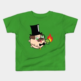 Doopy the Pug Puppy - Puttin' On The Ritz Kids T-Shirt